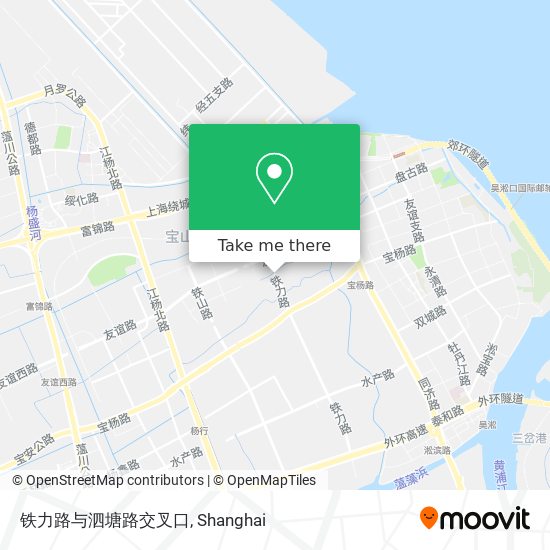 铁力路与泗塘路交叉口 map