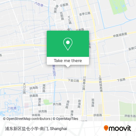 浦东新区盐仓小学-南门 map