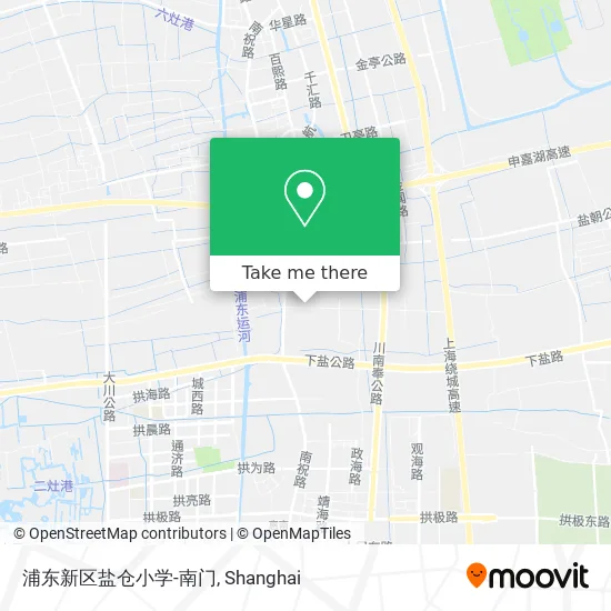 浦东新区盐仓小学-南门 map