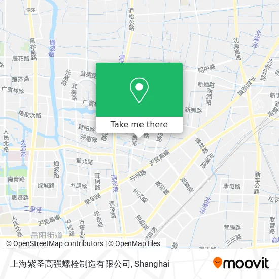 上海紫圣高强螺栓制造有限公司 map