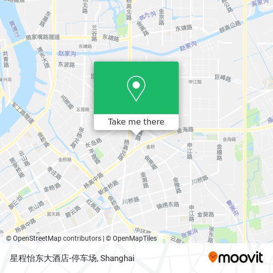 星程怡东大酒店-停车场 map