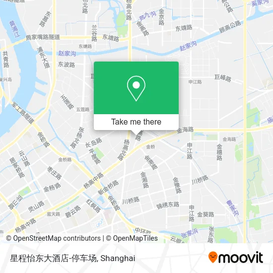 星程怡东大酒店-停车场 map