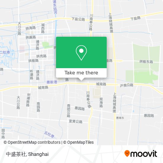 中盛茶社 map