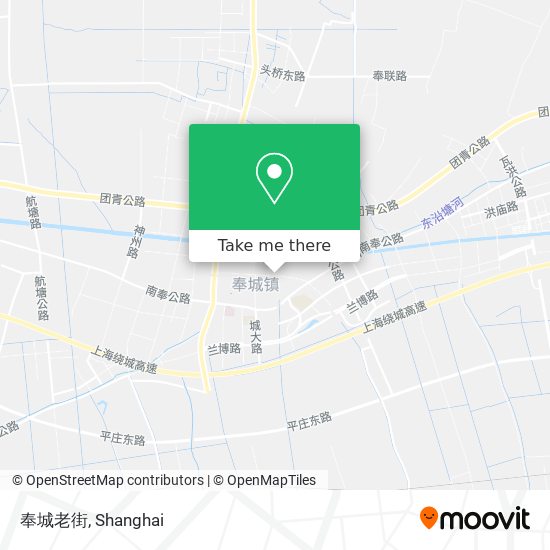 奉城老街 map
