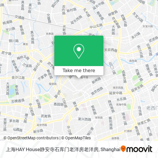 上海HAY House静安寺石库门老洋房老洋房 map
