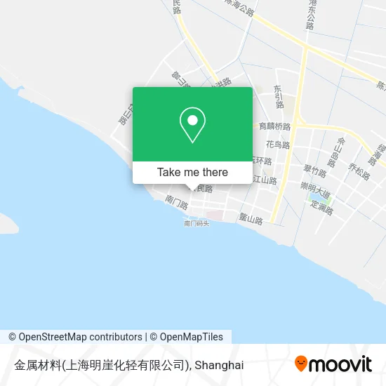金属材料(上海明崖化轻有限公司) map