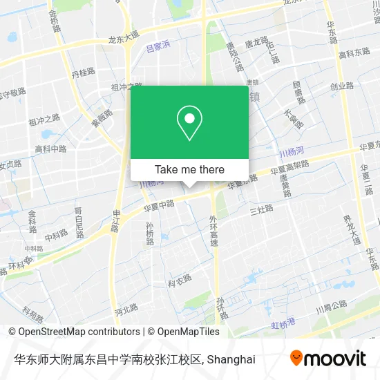 华东师大附属东昌中学南校张江校区 map
