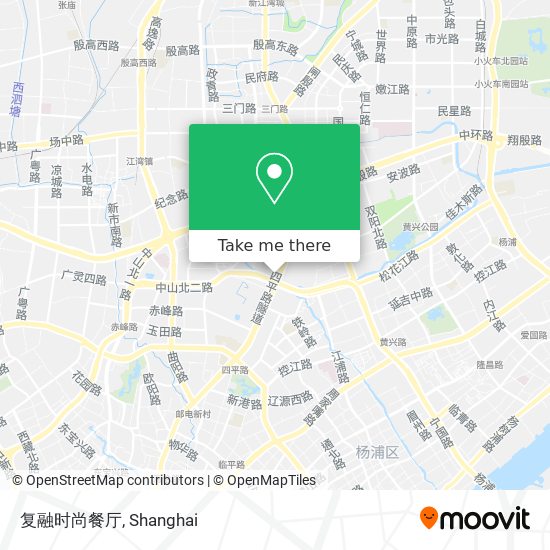 复融时尚餐厅 map