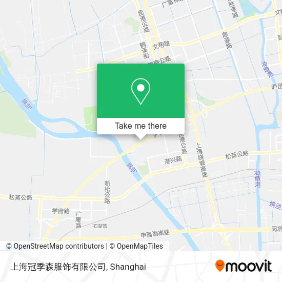 上海冠季森服饰有限公司 map