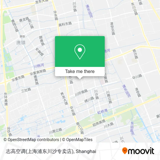 志高空调(上海浦东川沙专卖店) map