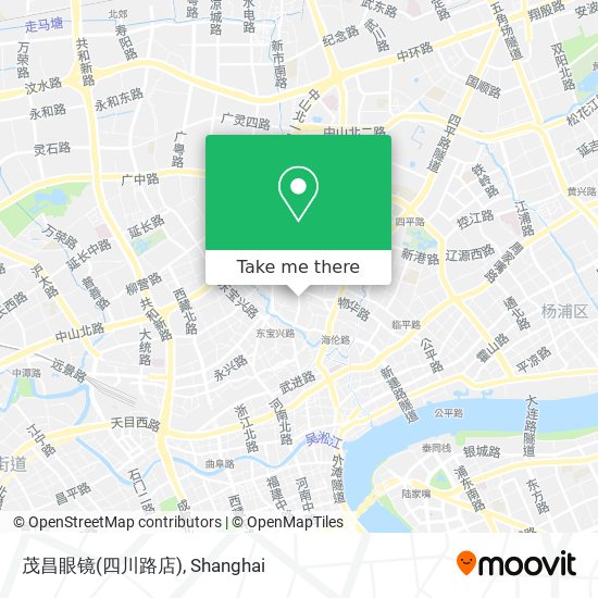茂昌眼镜(四川路店) map