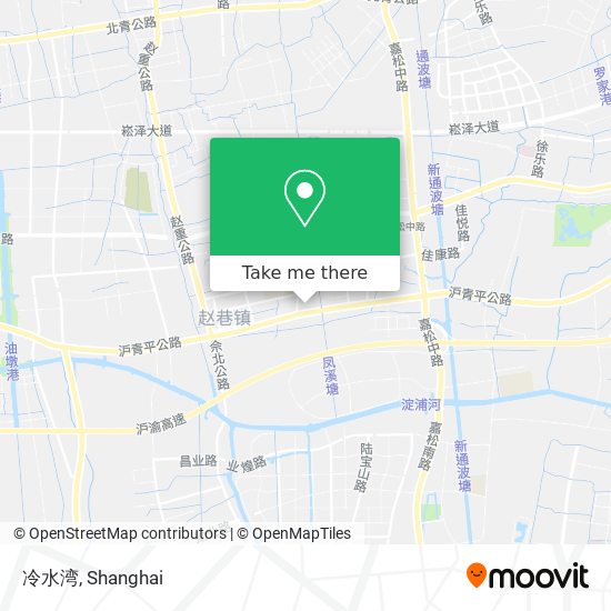 冷水湾 map