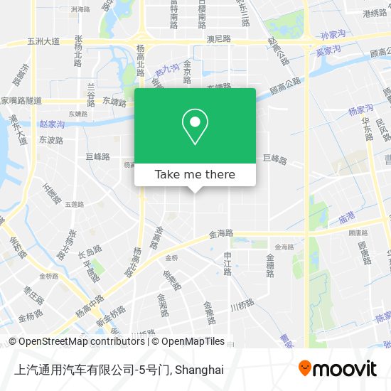 上汽通用汽车有限公司-5号门 map