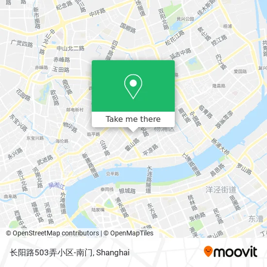 长阳路503弄小区-南门 map