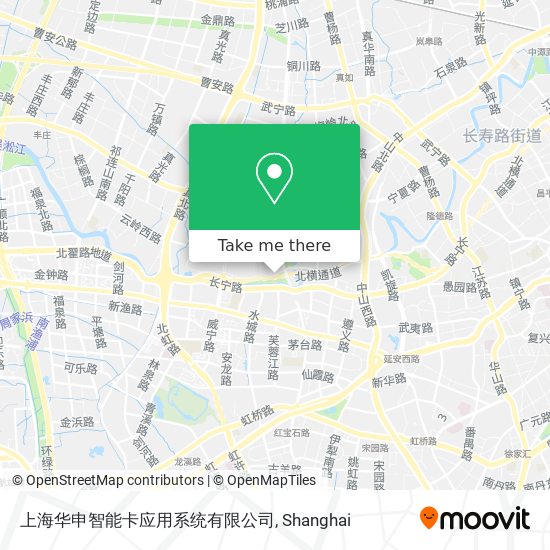 上海华申智能卡应用系统有限公司 map