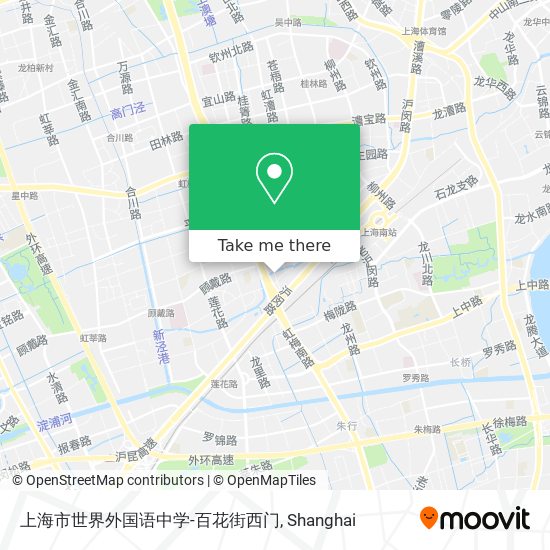 上海市世界外国语中学-百花街西门 map