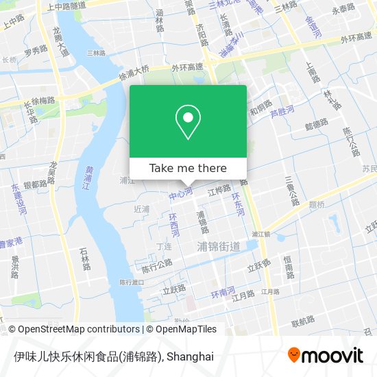 伊味儿快乐休闲食品(浦锦路) map