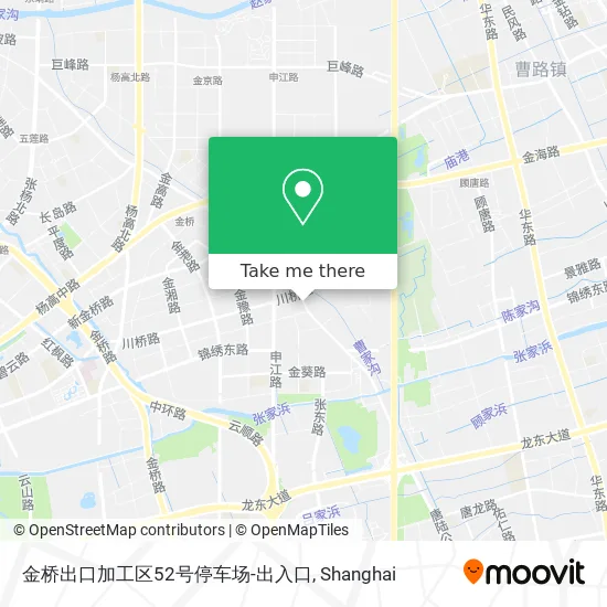金桥出口加工区52号停车场-出入口 map
