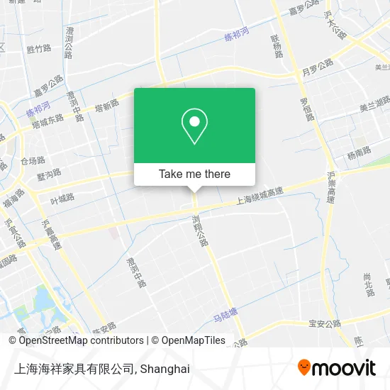 上海海祥家具有限公司 map