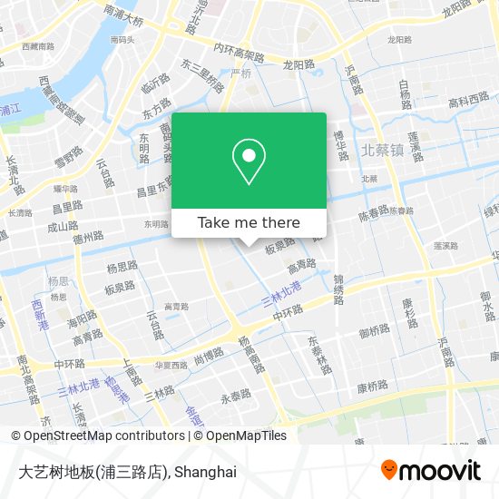 大艺树地板(浦三路店) map