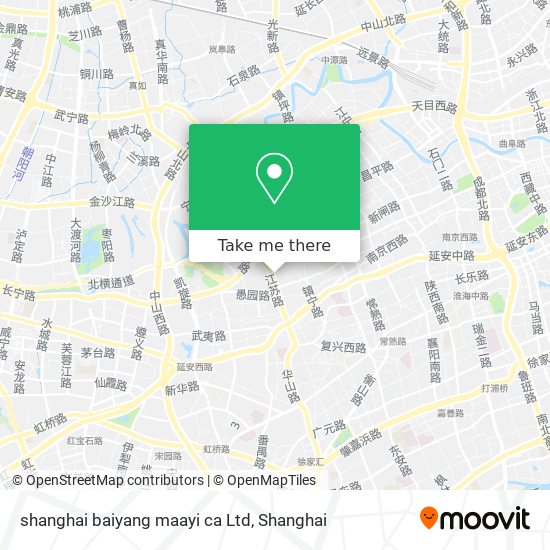 shanghai baiyang maayi ca Ltd map