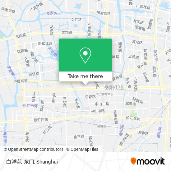 白洋苑-东门 map