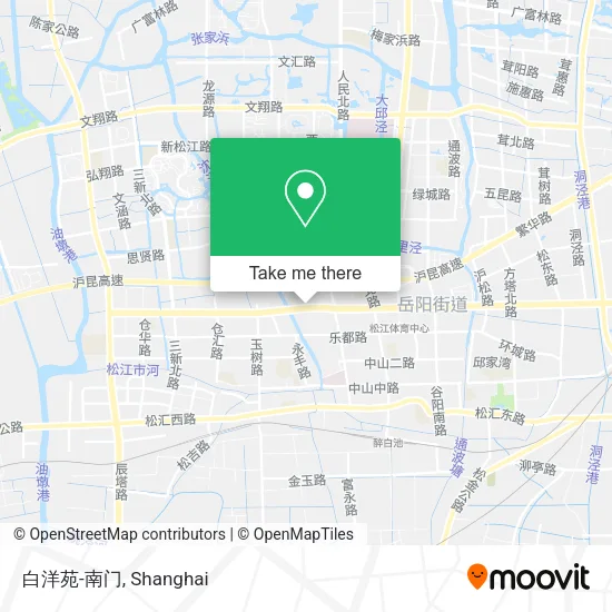 白洋苑-南门 map