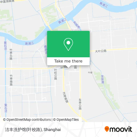 洁丰洗护馆(叶校路) map