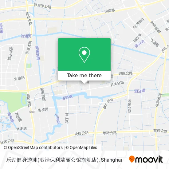 乐劲健身游泳(泗泾保利翡丽公馆旗舰店) map