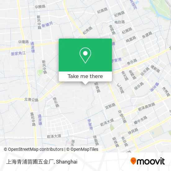 上海青浦苗圃五金厂 map