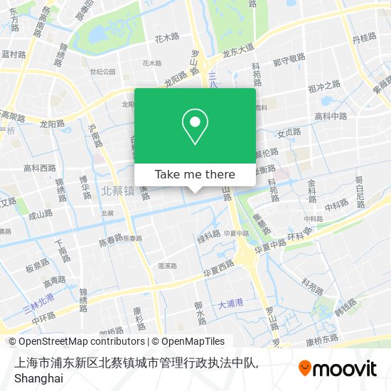 上海市浦东新区北蔡镇城市管理行政执法中队 map