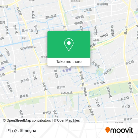 卫行路 map
