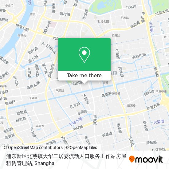 浦东新区北蔡镇大华二居委流动人口服务工作站房屋租赁管理站 map
