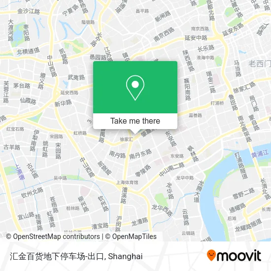 汇金百货地下停车场-出口 map