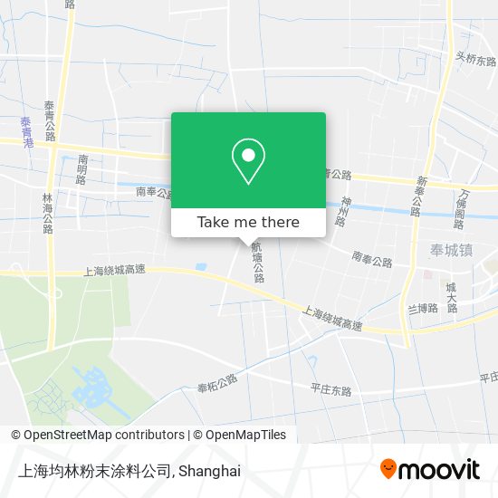 上海均林粉末涂料公司 map