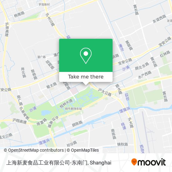 上海新麦食品工业有限公司-东南门 map