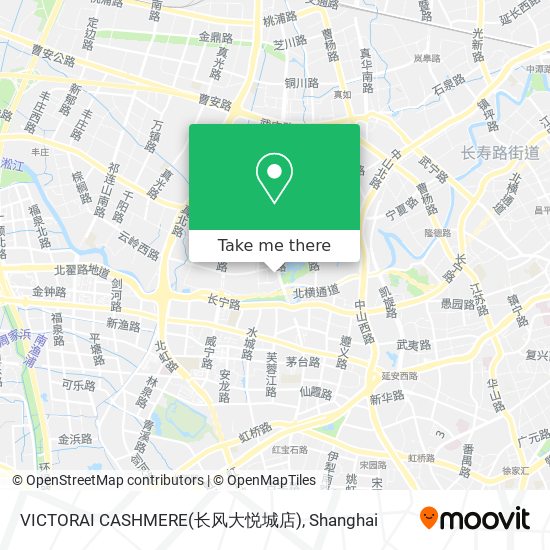 VICTORAI CASHMERE(长风大悦城店) map