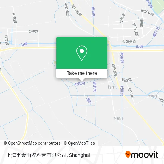 上海市金山胶粘带有限公司 map