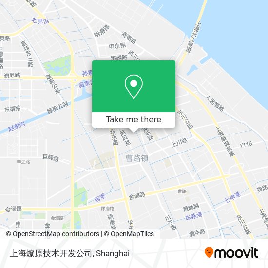 上海燎原技术开发公司 map
