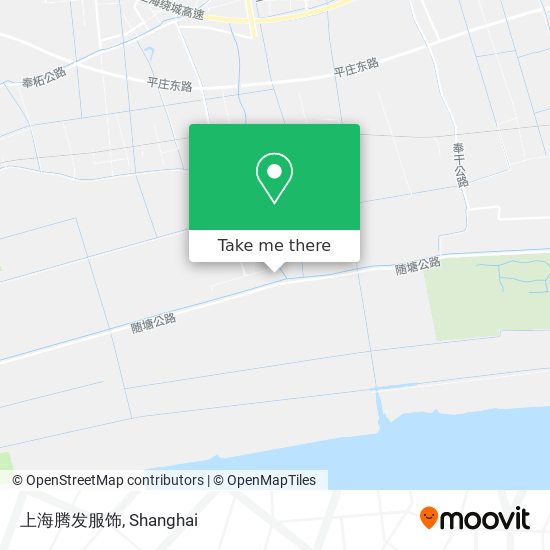 上海腾发服饰 map