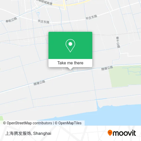 上海腾发服饰 map