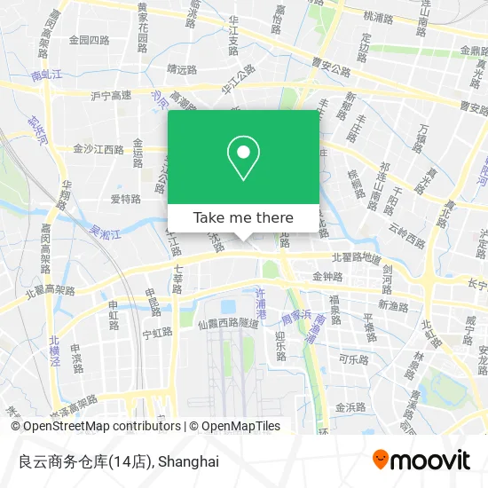 良云商务仓库(14店) map