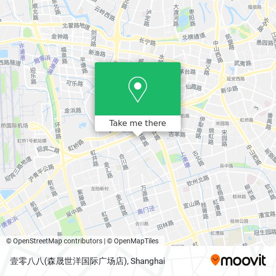 壹零八八(森晟世洋国际广场店) map