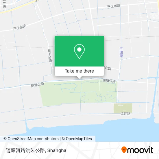 随塘河路洪朱公路 map