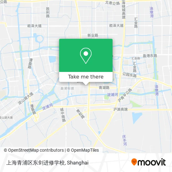 上海青浦区东剑进修学校 map