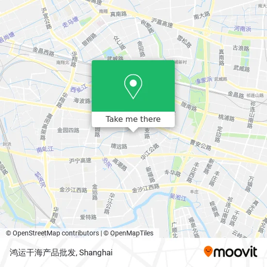 鸿运干海产品批发 map