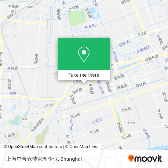 上海星合仓储管理企业 map