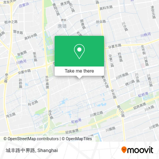 城丰路中界路 map