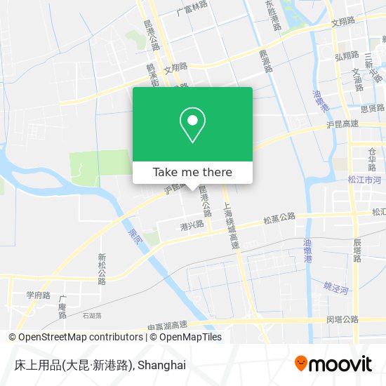 床上用品(大昆·新港路) map
