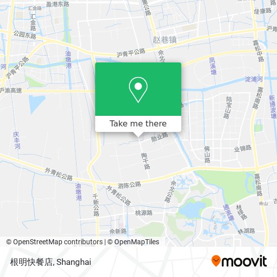 根明快餐店 map